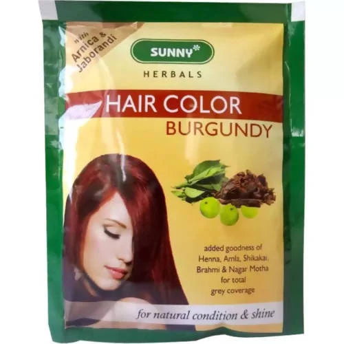 Bakson's Sunny Herbals Hair Color Burgundy  -20 gm