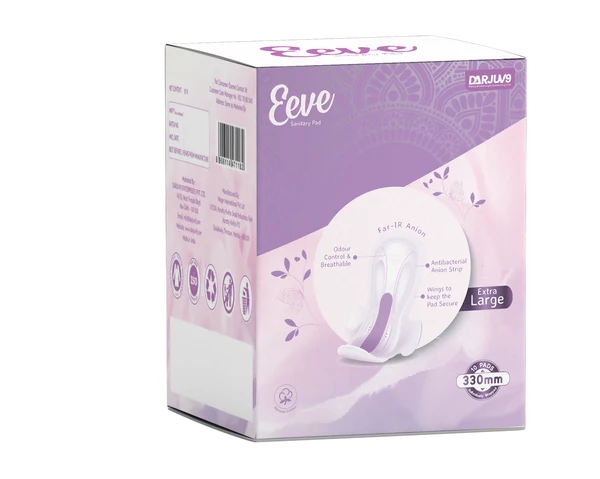 Herbs & Hills Eeve Anion Sanitary Napkin Extra Large - 10 pads