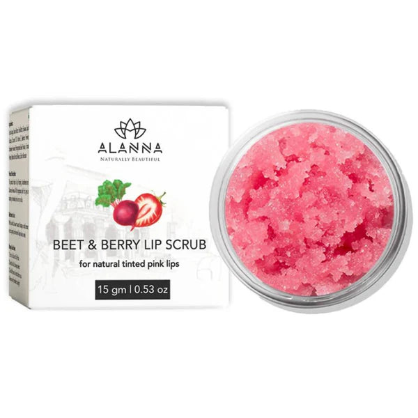 Alanna Beet and Berry Lip Scrub - 15 gm