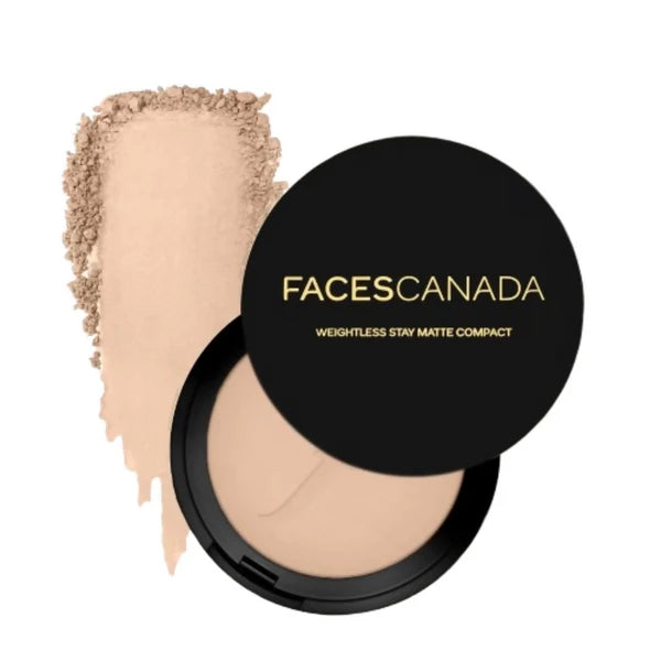 Faces Canada Compact Powder - Face Powder with SPF 20 - Ivory 01 - 9 gm