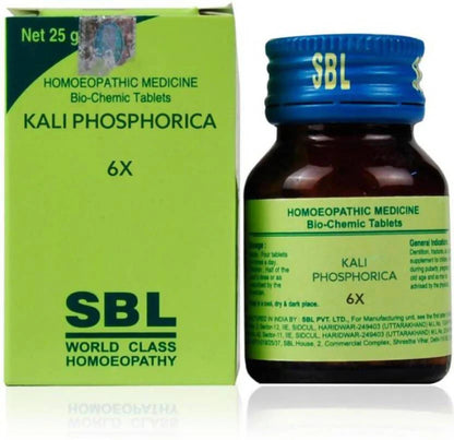 SBL Homeopathy Kali Phosphorica Biochemic Tablet -3X