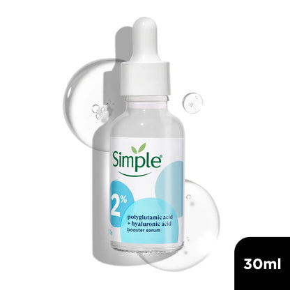 Simple 2% Hyaluronic Acid + Polyglutamic Acid Booster Serum