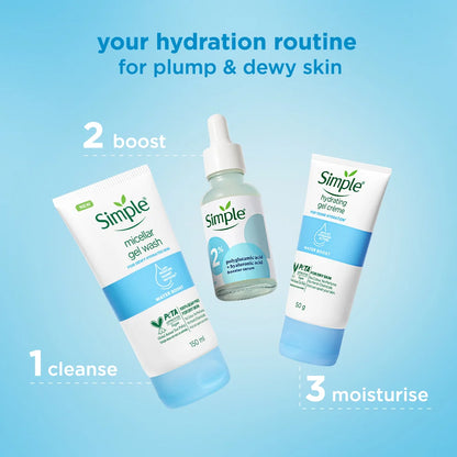 Simple 2% Hyaluronic Acid + Polyglutamic Acid Booster Serum