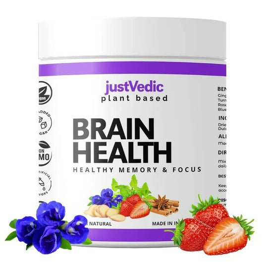 Just Vedic Brain Health Drink Mix - 200 gm