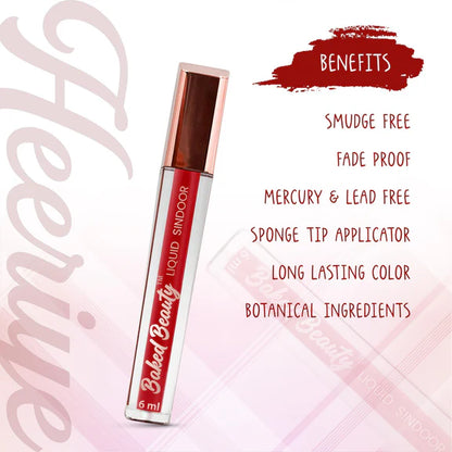 Baked Beauty Liquid Sindoor - Red - 6 ml
