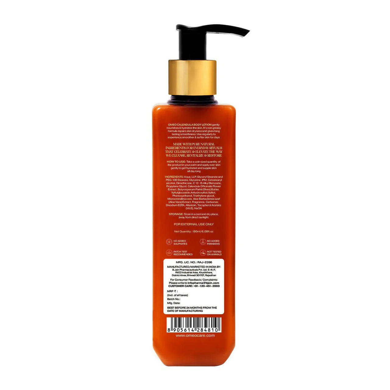 Bjain Homeopathy Omeo Calendula Body Lotion -180 ml