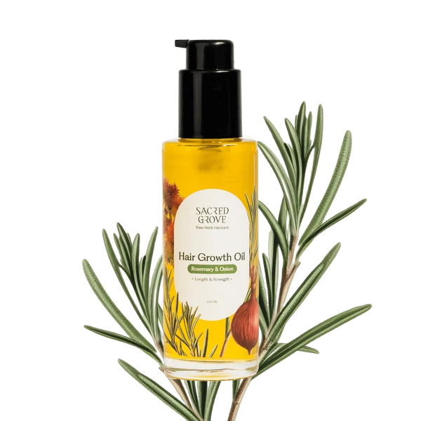 Sacred Grove Rosemary Leaves & Onion Hair Growth Oil - 100 ml