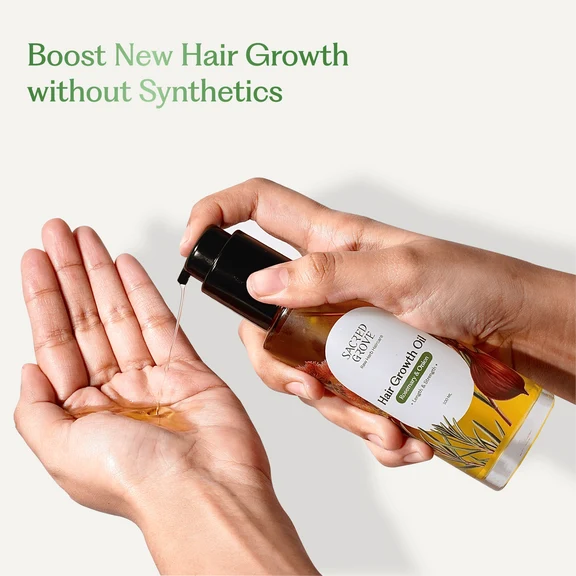 Sacred Grove Rosemary Leaves & Onion Hair Growth Oil - 100 ml