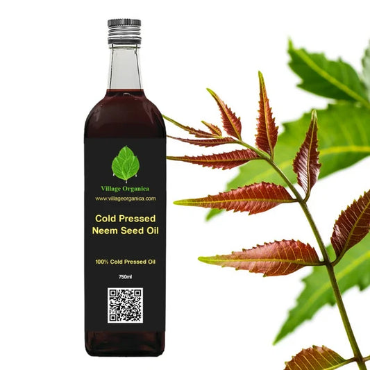 Village-Organica Cold Pressed Neem Oil - 750 ml
