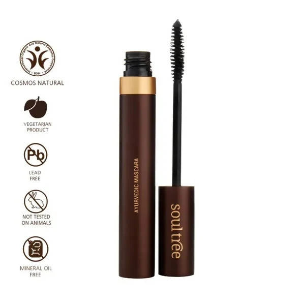 Soultree Ayurvedic Mascara Pure Black - 6 gm