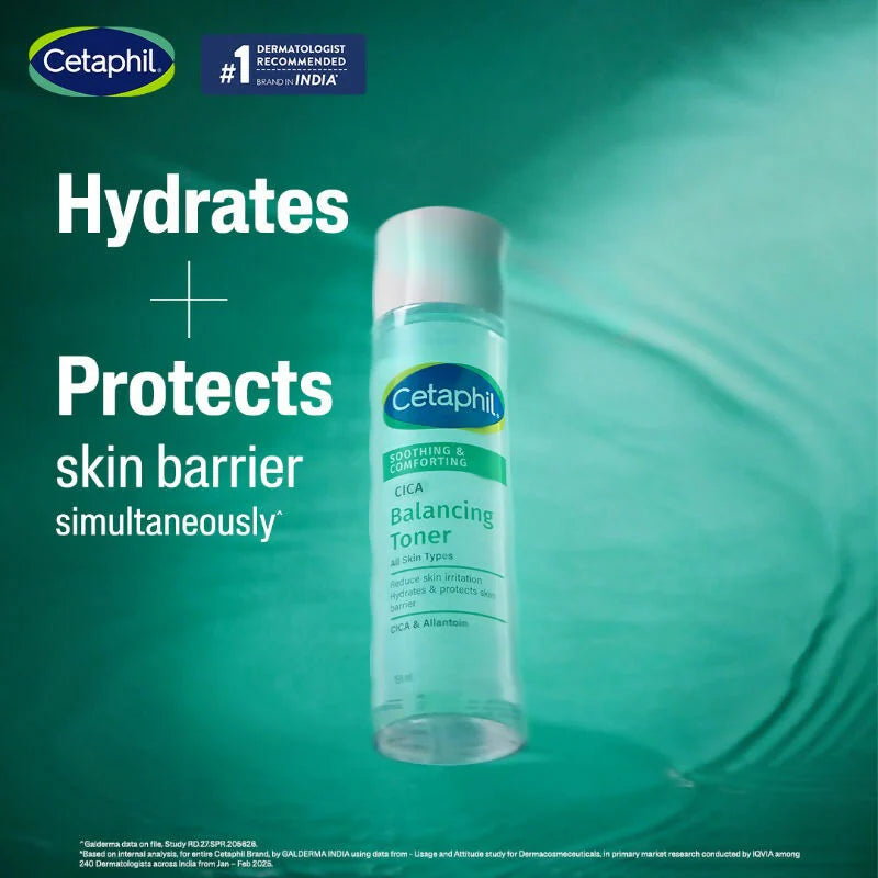 Cetaphil CICA Toner, Skin Barrier Protection, Reduces Irritation - 150 ml