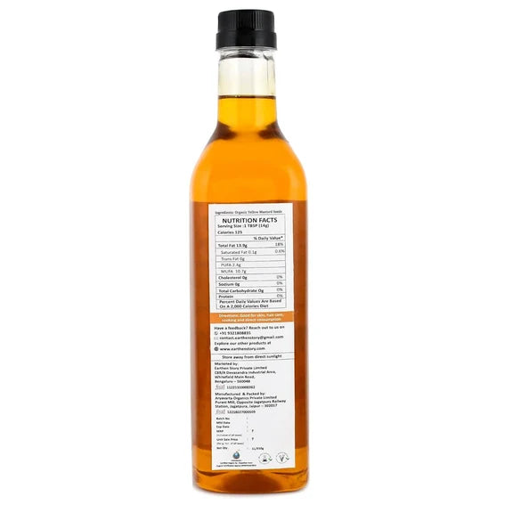 Earthen Story Yellow Mustard Oil - 1 L