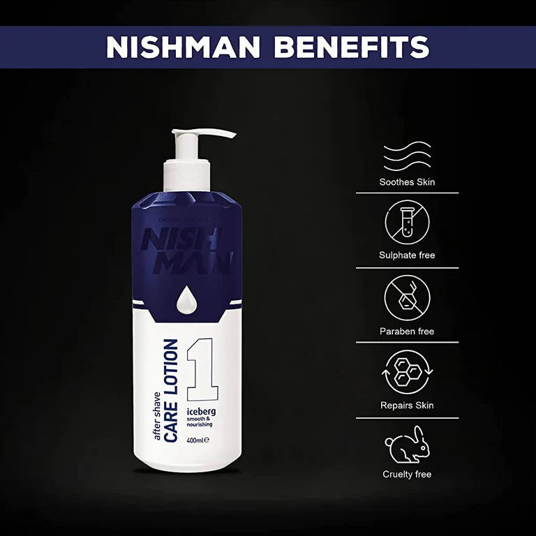 Nishman After Shave Care Lotion Iceberg - Lotion Based - 400 ml