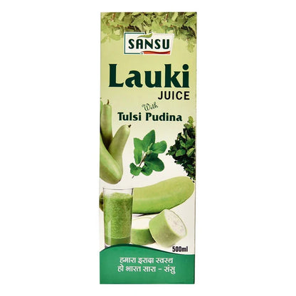 Sansu Lauki (Bottle Gourd) Juice with Tulsi Pudina - 500 ml