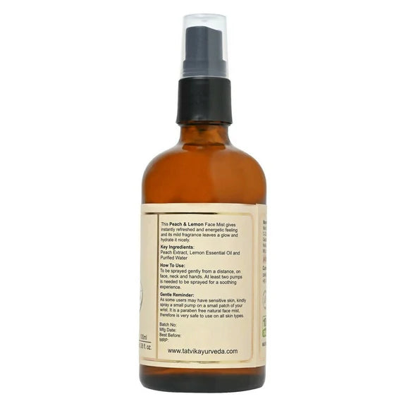 Tatvik Ayurveda Lavanya Face Mist (Peach & Lemon) - 100 ml