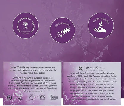 Aroma Magic Passion Flower Massage Cream - 50 gm