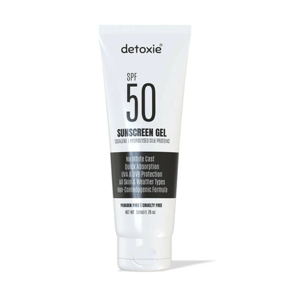 Detoxie Squalene & Silk Protiens SPF50 Sunscreen Gel For All Skin Types - 50 ml - Pack of 1