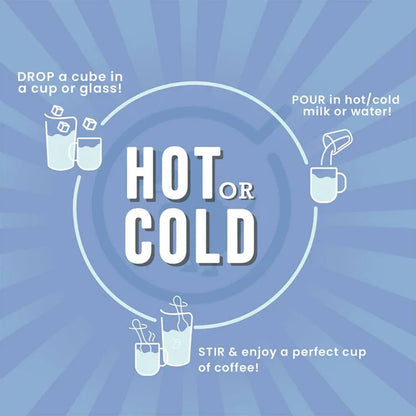 Bevzilla Assorted Flavours Instant Coffee Cubes with Organic Date Palm Jaggery - 30 sachets