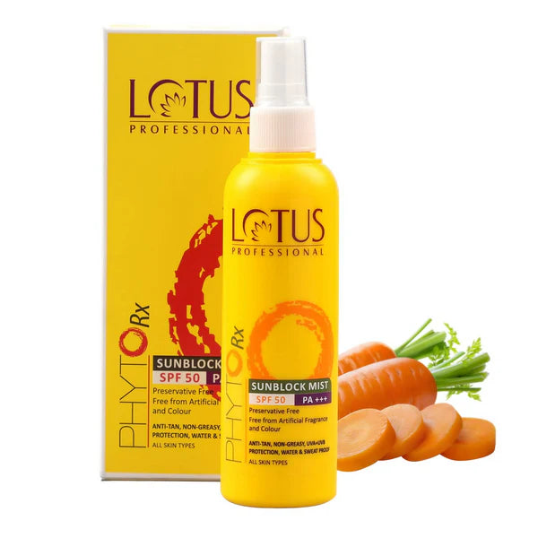 Lotus Professional Phyto Rx Anti - Tan Sunscreen Sunblock Mist SPF 50 - 100 ml