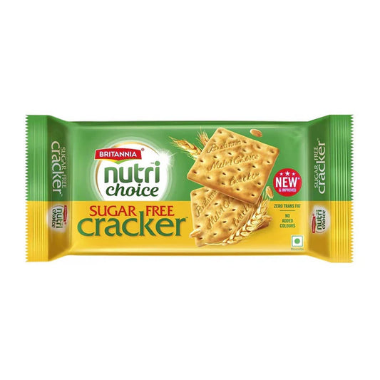 Britannia NutriChoice Sugar Free Cracker Biscuits - 295 gm