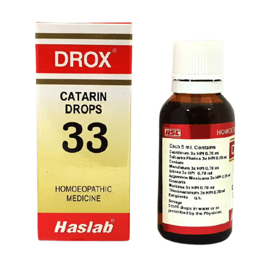 Haslab Homeopathy Drox 33 Catarin Drop