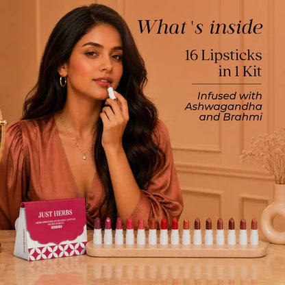 Herb Enriched Ayurvedic Lipstick Micro-Mini Kit