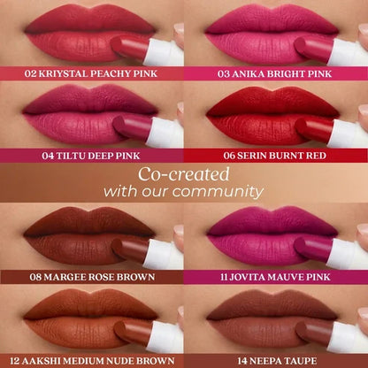 Herb Enriched Ayurvedic Lipstick Micro-Mini Kit - 8 shades