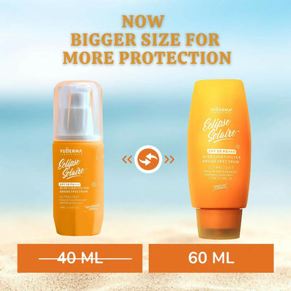Yuderma Eclipse Solaire Mattifying Sunscreen For Normal Skin Type SPF 50 PA+++ - 60 ml