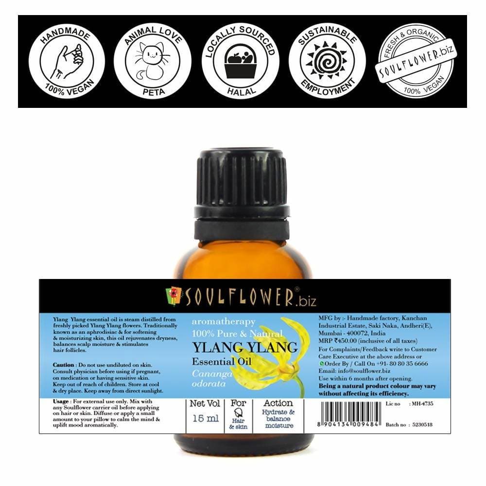 Soulflower Ylang Ylang Essential Oil