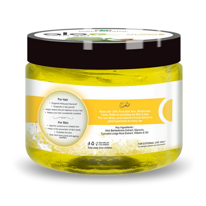Korus Essential Aloe Vera Gel with Turmeric and Vitamin E - 200 gm