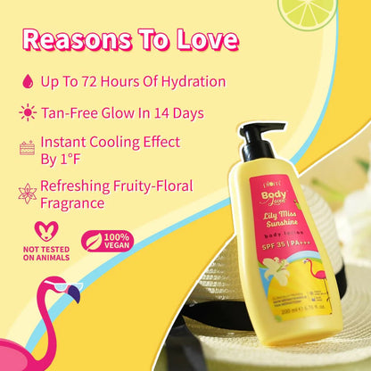 Plum BodyLovin' Lily Miss Sunshine Body Lotion With SPF 35 PA+++ - 200 ml