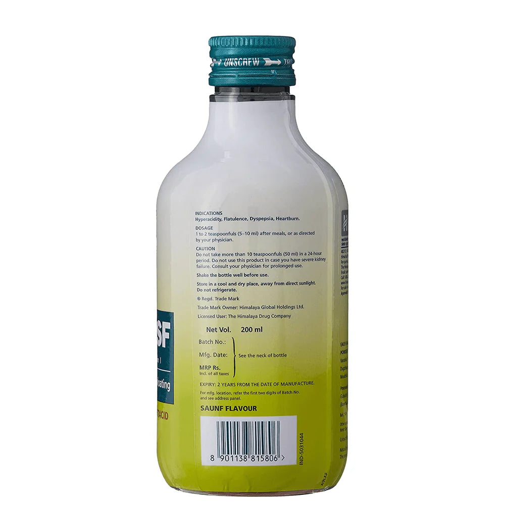 Himalaya Herbals Himcocid SF Syrup (200 ml) -Saunf