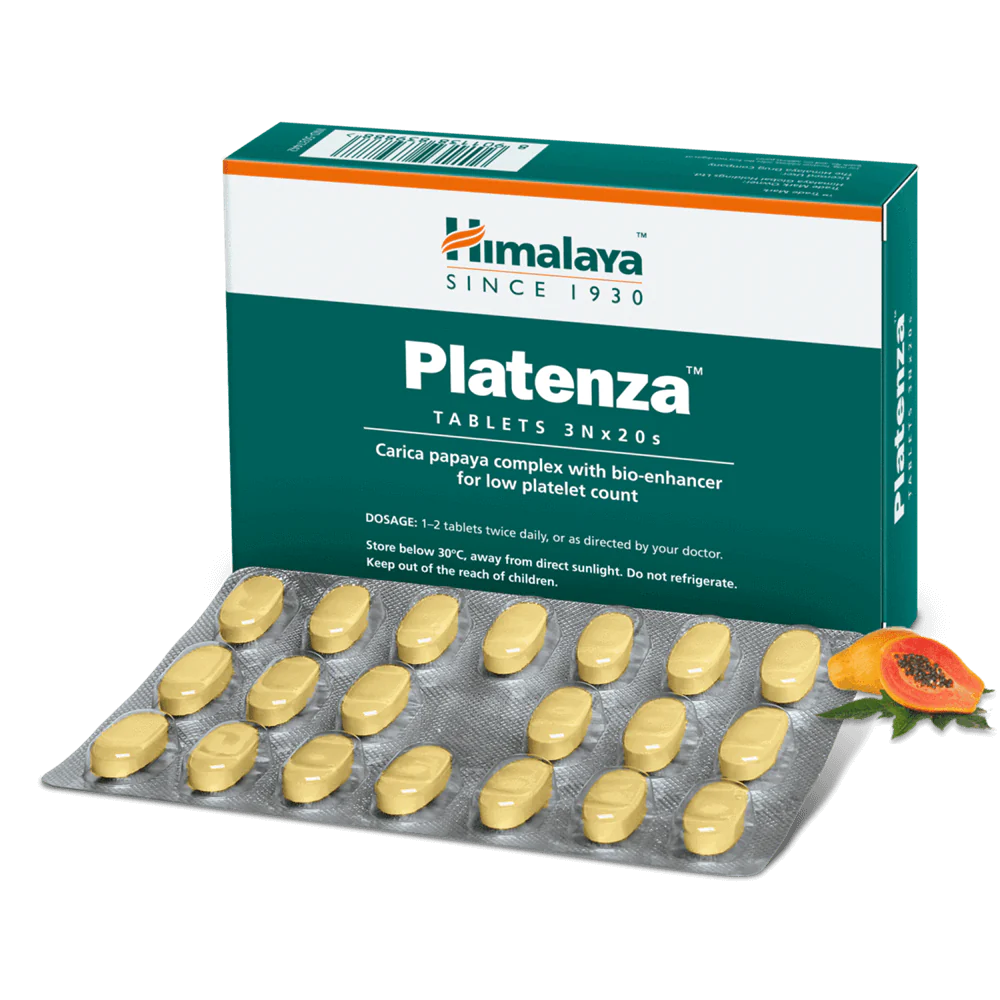 Himalaya Herbals Platenza Tabs -Pack of 1