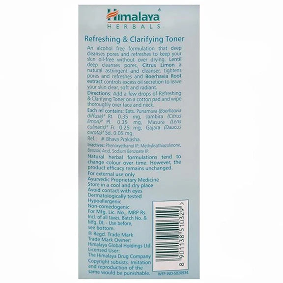 Himalaya Herbals Refreshing & Clarifying Toner