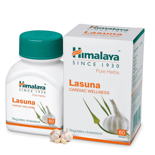 Himalaya Wellness Pure Herbs Lasuna Cardiac Wellness -Pack of 1