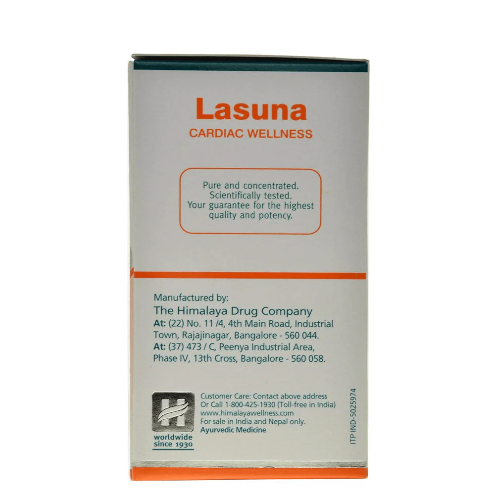 Himalaya Wellness Pure Herbs Lasuna Cardiac Wellness -Pack of 1