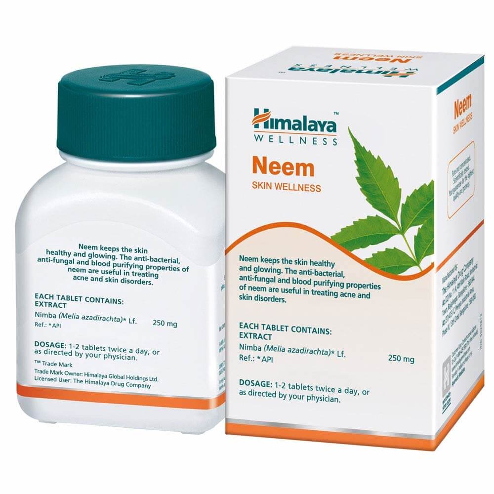 Himalaya Wellness Pure Herbs Neem Skin Wellness Tablets