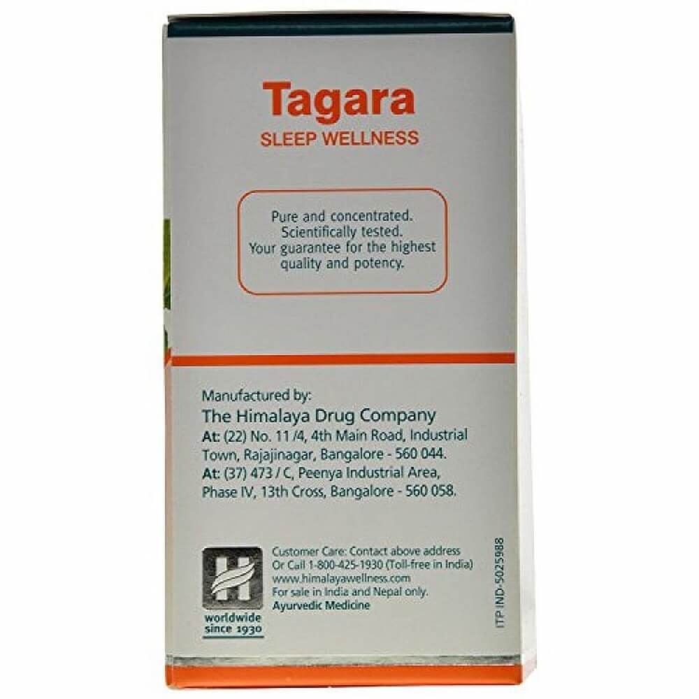 Himalaya Wellness Pure Herbs Tagara Sleep Wellness -Pack of 1