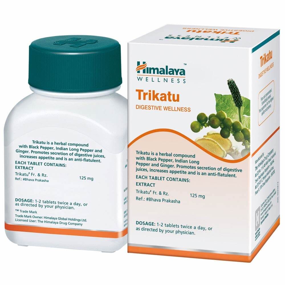 Himalaya Wellness Pure Herbs Trikatu Digestive Wellness -Pack of 1