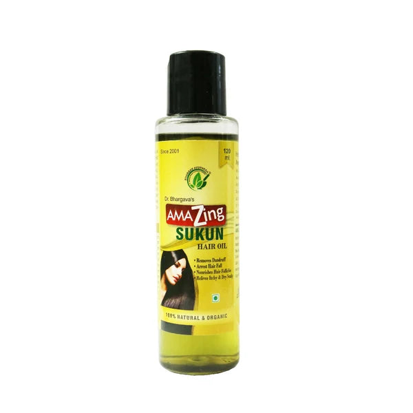 Dr.Bhargav’s Ama Zing Sukun Hair Oil - 120 ml
