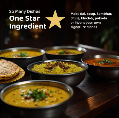 DeHaat Honest Farms Unpolished Toor Dal - 500 gm