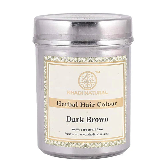 Khadi Natural Herbal Hair Colour Dark Brown - 150 gm