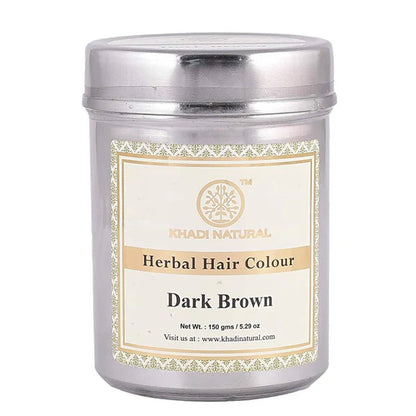 Khadi Natural Herbal Hair Colour Dark Brown - 150 gm