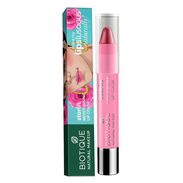 Biotique Starlit Moisturising Lipstick - Crimson Pop - 3.5 gm