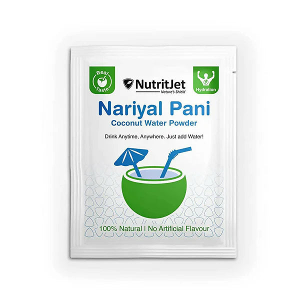 NutritJet Natural Coconut Water Powder Sachets - 20 Sachets