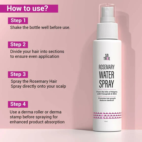 Sotrue Rosemary Water Spray For Hair Growth - 100 ml