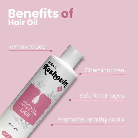 Dr. Rao's Keshovin -L Herbal Anti Lice Hair Oil