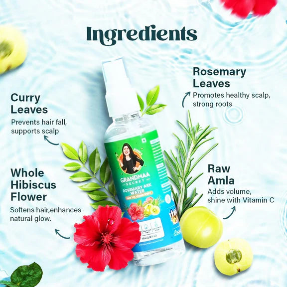Nidhi’S Grandmaa Secret Rosemary Water Ark - 100 ml
