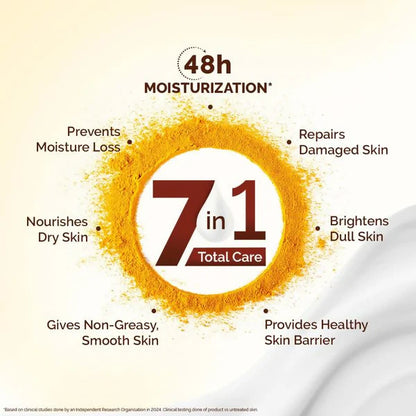 Mamaearth Ubtan Moisturizing Body Lotion with Turmeric & Saffron For Glowing Skin
