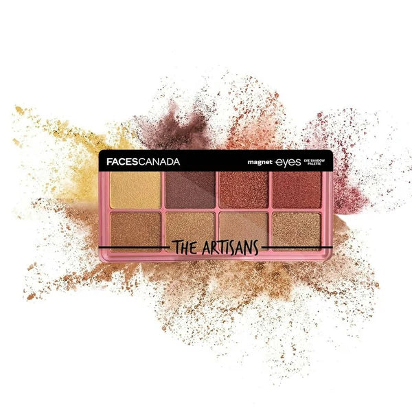 Faces Canada Magneteyes 8 in 1 Eyeshadow Palette - The Artisans - 6.4 gm